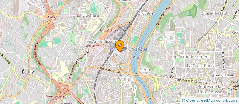 localisation de l'entreprise ECLORE à LYON