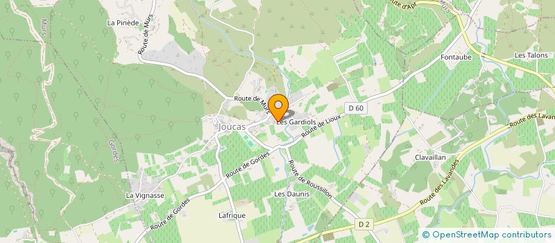 localisation de l'entreprise ECLORE à JOUCAS