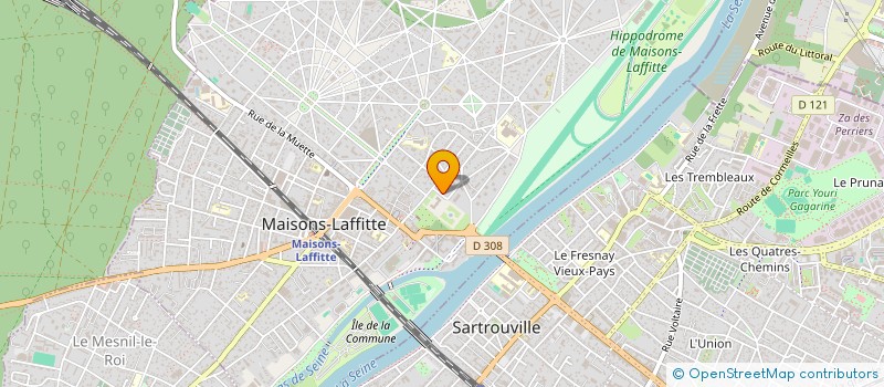 localisation de l'entreprise ECLORE à MAISONS-LAFFITTE