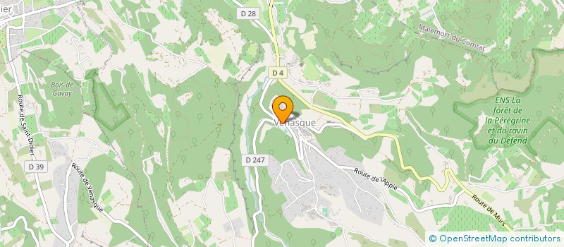 localisation de l'entreprise ECLORE  VENASQUE