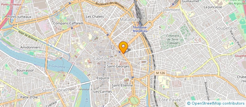 localisation de l'entreprise ECLORE  TOULOUSE
