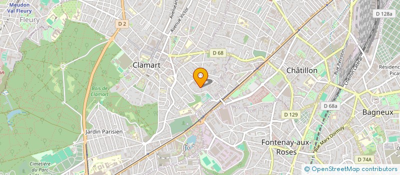 localisation de l'entreprise ECLORE ENSEMBLE à CLAMART