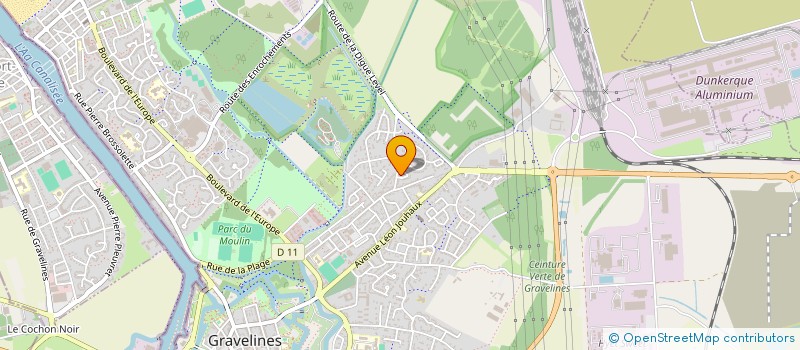 localisation de l'entreprise ECLOSERIES DE FRANCE à GRAVELINES