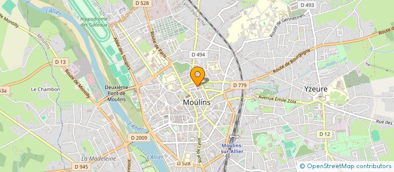 localisation de l'entreprise ECLOSIA  MOULINS