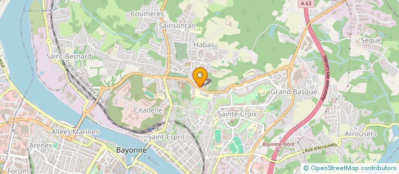 localisation de l'entreprise ECLOSIONS CREATIVES  BAYONNE