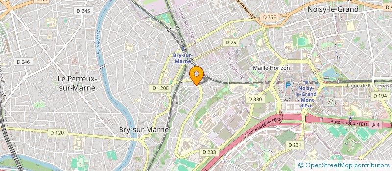 localisation de l'entreprise ECLOSTUDIO ARCHITECTURE  BRY-SUR-MARNE