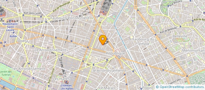 localisation de l'entreprise ECLYDRE  PARIS