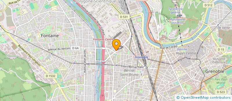 localisation de l'entreprise ECLYPIA à GRENOBLE