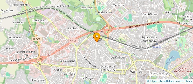 localisation de l'entreprise ECLYPIMO à VANNES