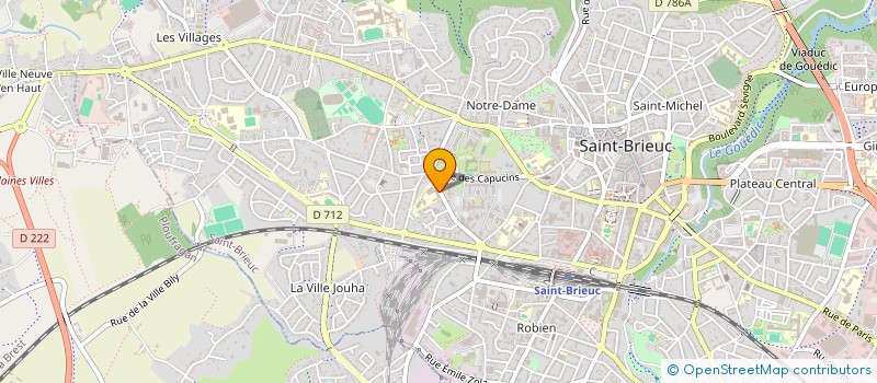 localisation de l'entreprise ECLYPS' à SAINT-BRIEUC