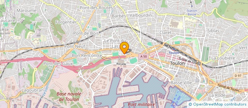 localisation de l'entreprise ECLYPS MUSIC  TOULON