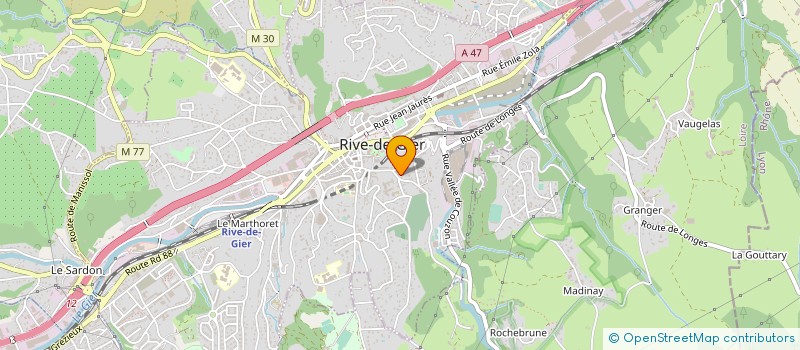 localisation de l'entreprise ECLYPSE à RIVE-DE-GIER