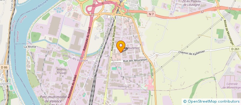 localisation de l'entreprise ECLYPSE  VALENCE