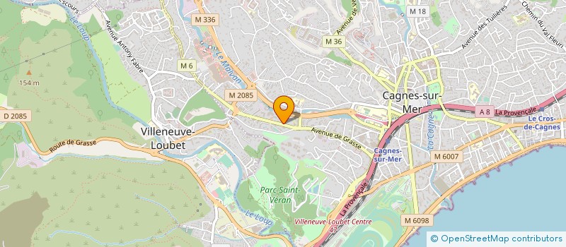 localisation de l'entreprise ECLYPSE BEAUTE à CAGNES-SUR-MER