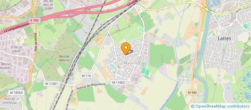 localisation de l'entreprise ECLYPSE COM  LATTES