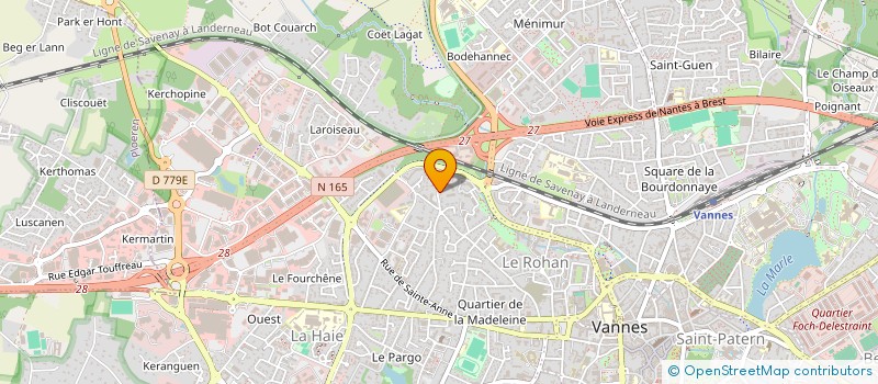 localisation de l'entreprise ECLYPTIQ à VANNES