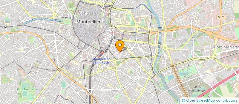 localisation de l'entreprise ECM 34 à MONTPELLIER