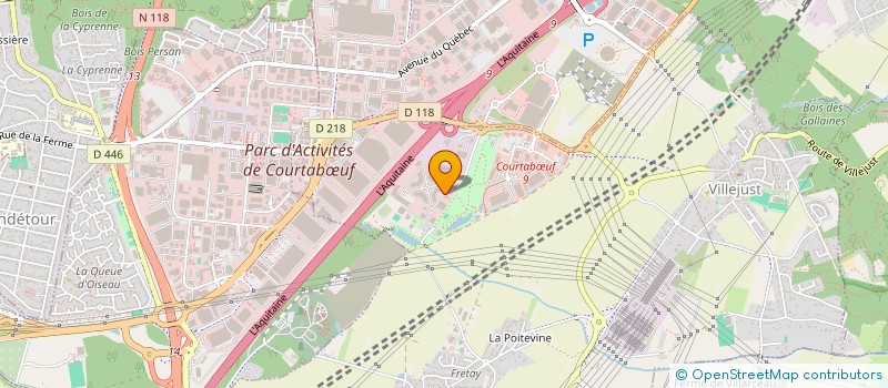 localisation de l'entreprise ECM à VILLEJUST