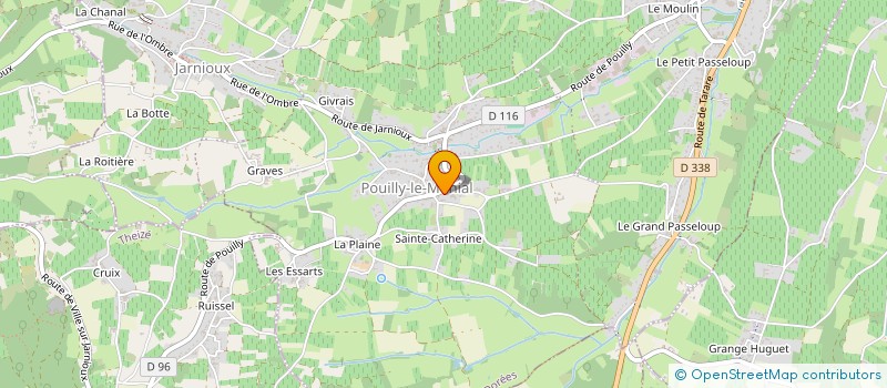 localisation de l'entreprise ECM à PORTE-DES-PIERRES-DOREES