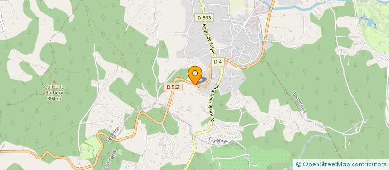 localisation de l'entreprise ECM à SAINT-PAUL-EN-FORET
