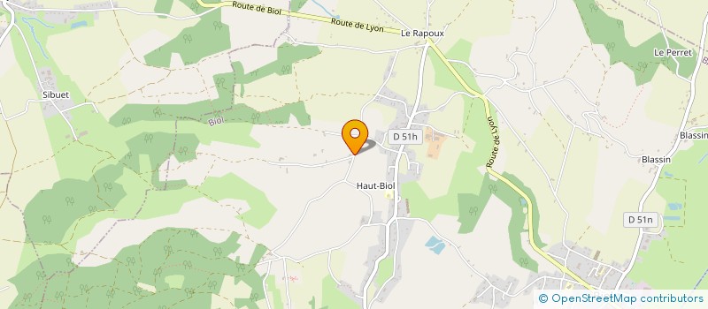 localisation de l'entreprise ECM à BIOL