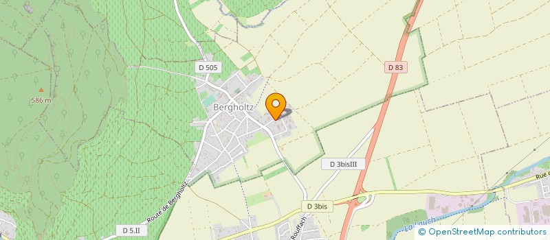 localisation de l'entreprise ECM à BERGHOLTZ