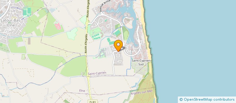 localisation de l'entreprise ECM BATIMENT à SAINT-CYPRIEN