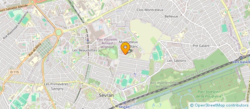 localisation de l'entreprise ECM BTP à SEVRAN