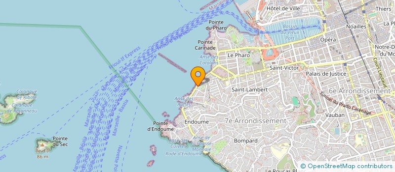 localisation de l'entreprise ECM CONSULTING à MARSEILLE