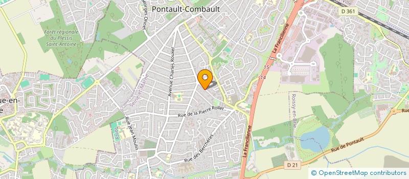 localisation de l'entreprise ECM DIAG à PONTAULT-COMBAULT