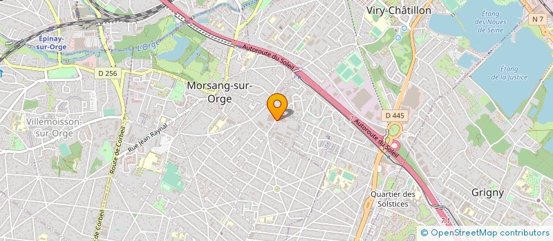 localisation de l'entreprise ECM GRANDE CUISINE ETUDE CONCEPT REALIS à MORSANG-SUR-ORGE