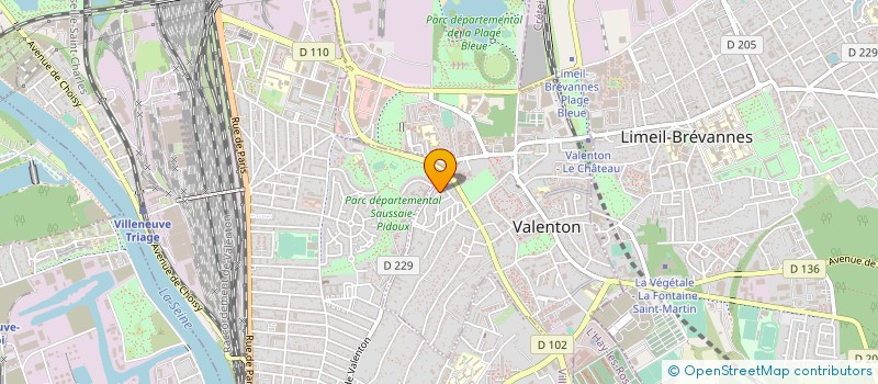 localisation de l'entreprise ECM IDF à VILLENEUVE-SAINT-GEORGES