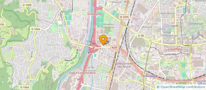 localisation de l'entreprise ECM INNOVATION  GRENOBLE