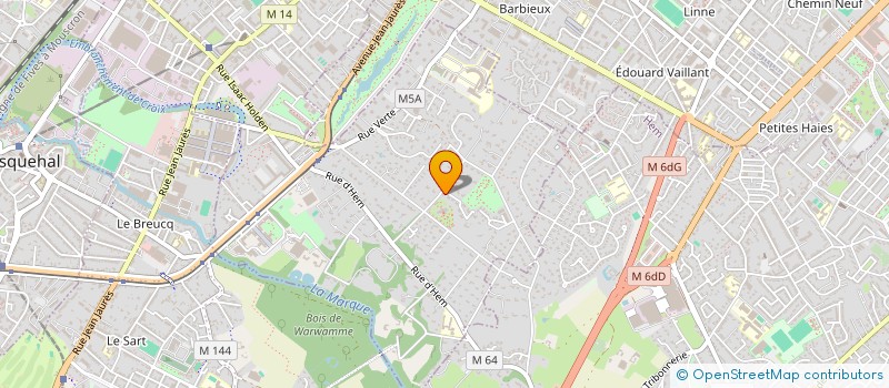 localisation de l'entreprise ECM INVEST à CROIX