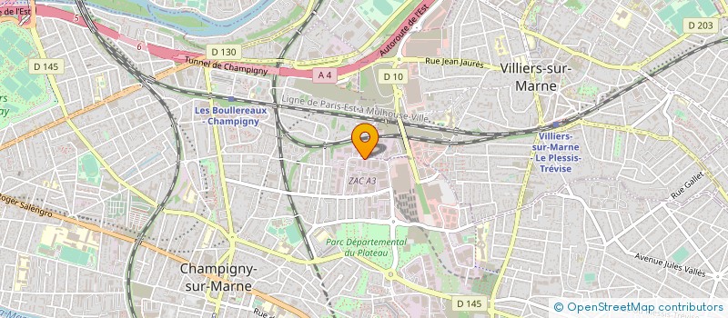 localisation de l'entreprise ECM LANNI à CHAMPIGNY-SUR-MARNE