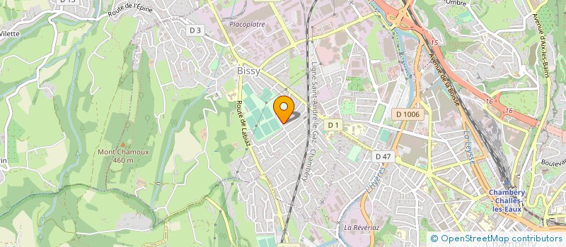 localisation de l'entreprise ECMA à CHAMBERY