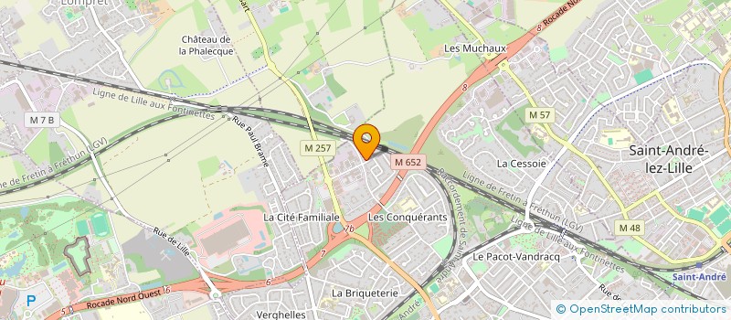 localisation de l'entreprise ECMA à LAMBERSART