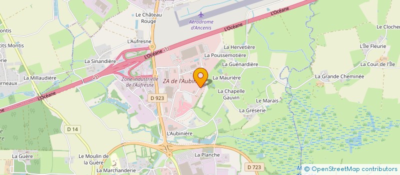 localisation de l'entreprise ECMA CONCEPT à ANCENIS-SAINT-GEREON