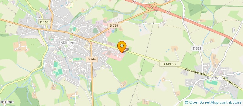 localisation de l'entreprise ECMC  MAULEON