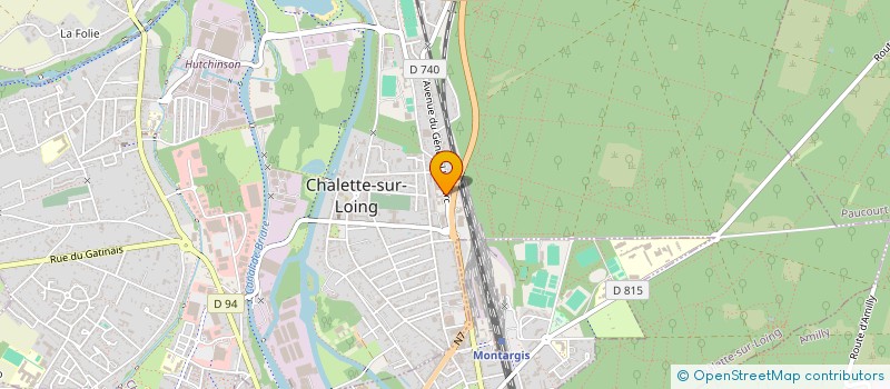 localisation de l'entreprise ECMC à CHALETTE-SUR-LOING