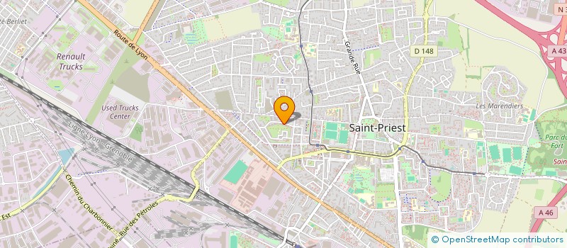 localisation de l'entreprise ECMD EURL  SAINT-PRIEST