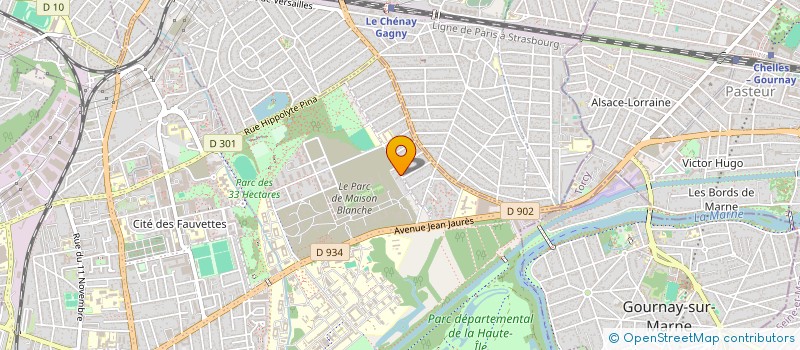localisation de l'entreprise ECMI à NEUILLY-SUR-MARNE