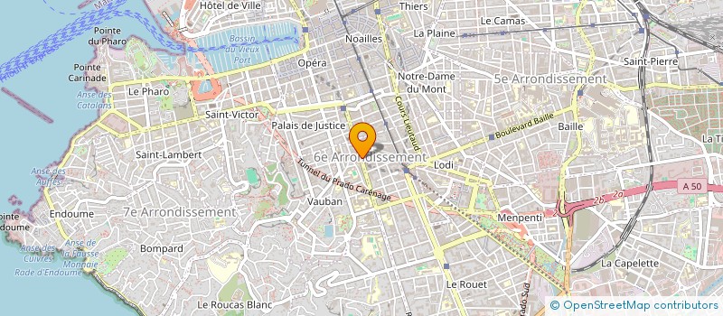 localisation de l'entreprise ECML  MARSEILLE