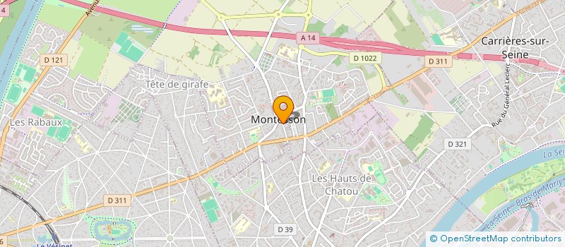 localisation de l'entreprise ECMO à MONTESSON