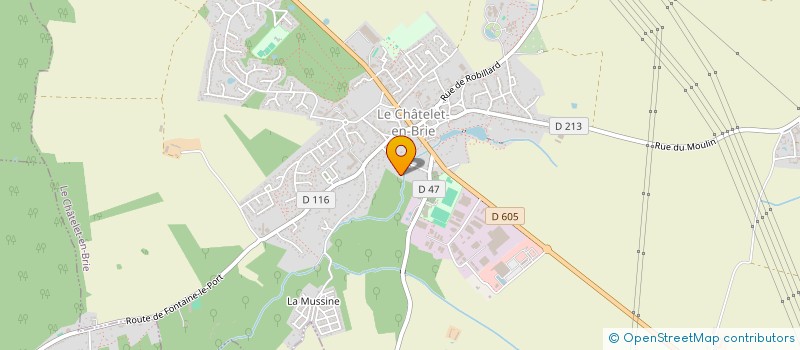 localisation de l'entreprise ECMO SAMA  LE CHATELET-EN-BRIE