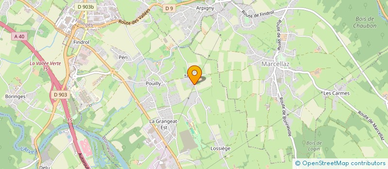 localisation de l'entreprise ECMOTEC  CONTAMINE-SUR-ARVE