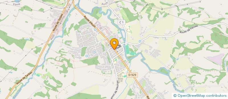 localisation de l'entreprise ECMR à PAVIE