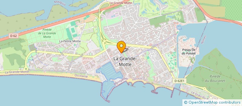 localisation de l'entreprise ECMT  LA GRANDE-MOTTE