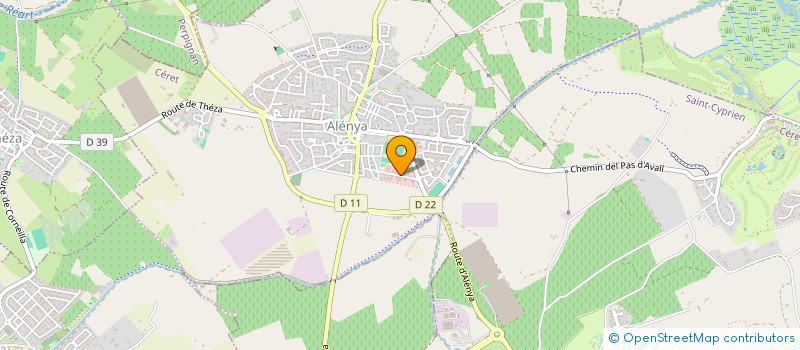 localisation de l'entreprise ECN à ALENYA