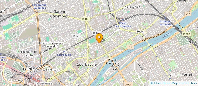 localisation de l'entreprise ECO à COURBEVOIE